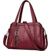 LuxusKollektion Hobo Damen Hobo Schultertasche PU-Leder Schultergurt Handtasche