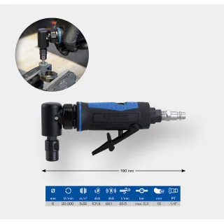 Brilliant Tools Druckluft-Stabschleifer, abgewinkelt - BT160701