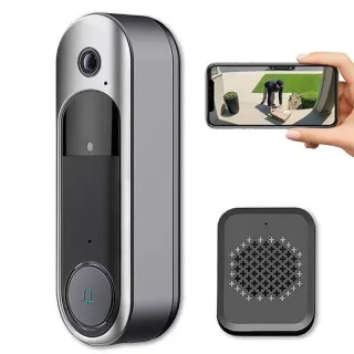 M65 WiFi Smart Video Doorbell HD Two Way Audio Full Color Night Vision Wireless Outdoors Security Visual Doorbell