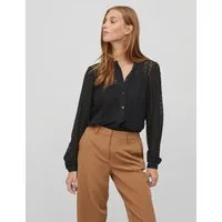 Vila Blusenshirt VICHIKKA LACE L/S SHIRT- NOOS