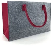heimtexland Einkaufsshopper Universal Filztasche Einkaufstasche Filz Shopper, 24 l, Henkel Tragetasche - strapazierfähig langlebig nachhaltig