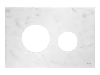 Tece loop Blende für WC-Betätigungsplatte Marmor weiß, 9240613 9240613