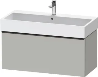 Duravit D-Neo Waschtischunterbau wandhängend Betongrau Matt 984x442x440 mm - DE42740BD070000 DE42740BD070000