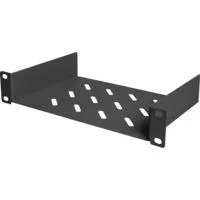 254 mm (10") Fachboden fix 1HE schwarz