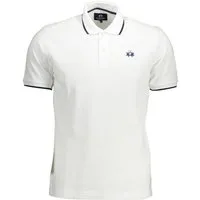 La Martina Poloshirt Elegantes Kurzarm-Polo für Herren in Weiß mit