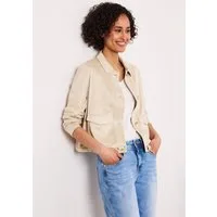 STREET ONE Blouson aus Velours mit Knopfleiste
