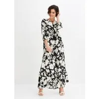 bonprix Maxikleid für Frühling und Sommer, aus Viskose, ausgestellte Passform