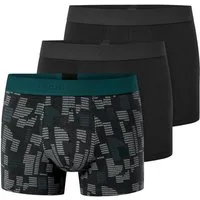 Schiesser Retro Boxer 3er Pack 95/5 Cotton (Spar-Set, 3-St) Retro Short / Pant - Baumwolle - ohne Eingriff - Atmungsaktiv