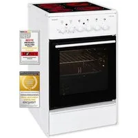 exquisit Elektro-Standherd ECM 5-4 BZ, Grill, Umluft, 2-Kreisbräter & Bräterzone ideal für flexibles Kochen