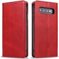 Tec-Expert Handyhülle Tasche Hülle für Samsung Galaxy S10 6.1 Zoll, 6.1", Cover Klapphülle Case mit Kartenfach Fliphülle aufstellbar