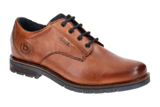Bugatti 311-AGV01-4100 Herren Businessschuhe in cognac mit wasserdichtem Echt...