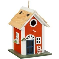 relaxdays Vogelhaus Deko Vogelhaus Landhausstil