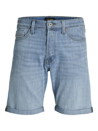JACK&JONES - JJICHRIS JJWOOD SHORTS GE 515 SN blue denim - Gr. - XL