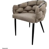 HTI-Living Esszimmerstuhl Stuhl Alsen Schwarz (Stück, 1 St), Design Polsterstuhl Esszimmerstuhl