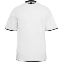 URBAN CLASSICS Kurzarmshirt Urban Classics Herren Contrast Tall Tee (1-tlg)