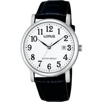 LORUS Quarzuhr RG835CX5, Armbanduhr, Herrenuhr, Damenuhr, Datum, Lederarmband
