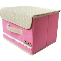 Yudu Aufbewahrungsbox Textil-Organizer Aufbewahrungsbox Box mit Klappdeckel