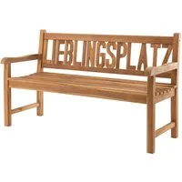 More2Home Gartenbank LIEBLINGSPLATZ, Teakholz, 150 cm