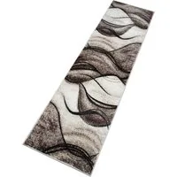 OTTO home Läufer Tritom, rechteckig, Höhe: 9 mm, mit besonders weichem Flor, Kurzflor, modernes Wellen Muster
