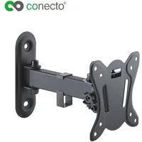 conecto TV-Wandhalterung TV Wandhalter für LCD LED Fernseher & Monitor, (bis 27 Zoll, neigbar, schwenkbar)