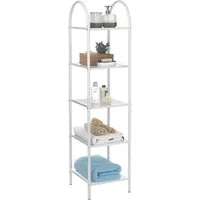 CARO-Möbel Standregal MADURAI, Badregal Badezimmerregal Handtuchregal Standregal für BAdezimmer