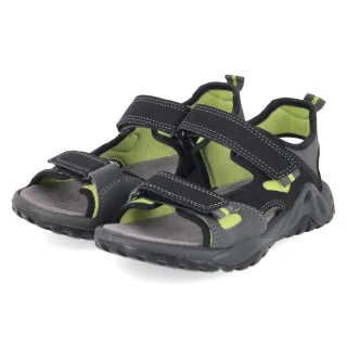 Imac Sandalen  Schwarz - Gr. 27 -  Leder und Textil