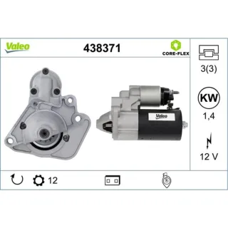Valeo Anlasser 1,4 kW Dacia Nissan Renault 438371