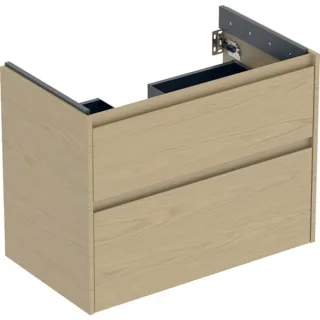 Geberit Renova Plan Unterschrank für Waschtisch, mit zwei Schubladen: 79.4x60.6x44.6cm, 504030PS1 504030PS1