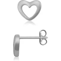 Firetti Paar Ohrstecker Schmuck Geschenk Silber 925 Ohrschmuck Herz