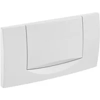 GEBERIT Betätigungsplatten Drückerplatte 200F, inkl. Befestigungsrahmen, weiß, 115222111