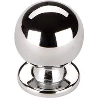 SO-TECH® Möbelknopf Schrankknopf K-01 Ø 18 oder 22 mm, Möbelknauf Knopf Knauf - incl. Schraube