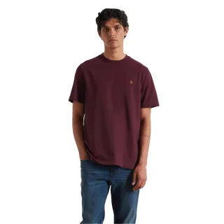 Farah - T-Shirt für Herren, Regulär (Burgunderrot)