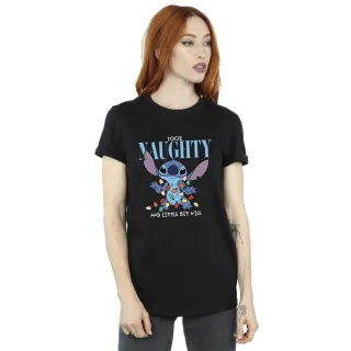 Disney - "Naughty & Nice" T-Shirt für Damen (Schwarz)