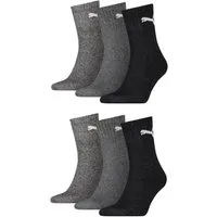 PUMA Sportsocken Puma Kurzsocken Unisex Sportsocken, 6er Pack - Short Crew Socks (6er Pack)