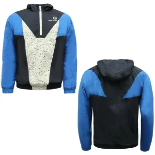 Sergio Tacchini Coltan Reißverschluss UP Mens Track Top Kapuzenjacke Navy 38031 216 EE111