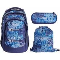 Schulrucksack Schulrucksack-Set (Set, 4-tlg., inkl. Regencape, Inkl. Schulrucksack, inkl. Schlampermäppchen, inkl. Sportbeutel), inkl. Regencape, Turnbeutel und Schlampermäppchen