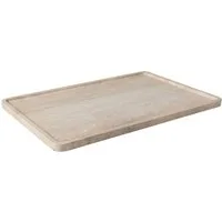 Villeroy & Boch Servierplatte Manufacture Travertine Servierplatte 40,5x28cm, Steingut, (Platten)