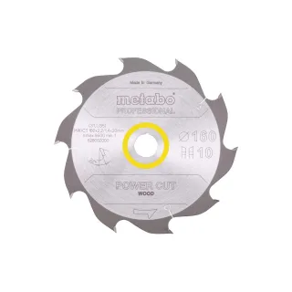 Metabo Sägeblatt power cut wood professional 160x2,2/1,4x20 WZ - 628002000