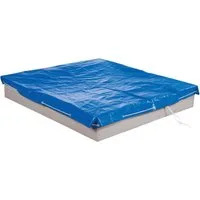 roba® Sandkasten-Abdeckplane, 154x154 cm, wetterfest, Metallösen zur Befestigung