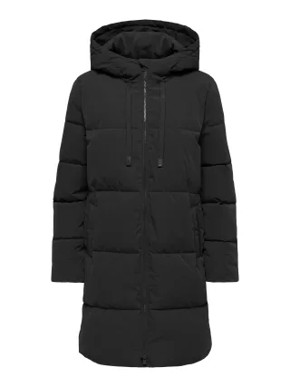 JDY - JDYBLAIR LONG HOOD PUFFER OTW SIJ NOOS Black - Gr. - M