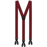 ZUKUNFTSENKEL Hosenträger Hosenträger Herren 3,5 cm Breite Y-Form mit Knopfverschluss (Deutsche Produktion, Komfortabel) Lederriemen Knopfverschluss, ohne Clips