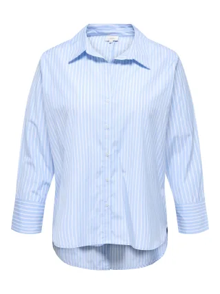 ONLY CARMAKOMA - CAROREGON ALVA LS BACK BTN SHIRT WVN - Gr. - 50