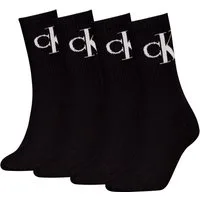 Calvin Klein Jeans Socken CKJ WOMEN SOCK 4P MONOGRAM ECOMM (4-Paar, 4 Paar)