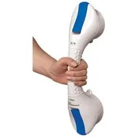 DocMed Haltegriff Haltegriffe für Duschen und Badewannen, belastbar bis 60 kg, Saugnapf Haltegriff, Rutschfeste und Sicher fürs Badezimmer