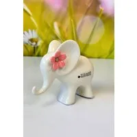 TIZIANO - DESIGN & EMOTIONS Dekofigur Deko Elefant Leon mit Blüten in verschiedenen Farben