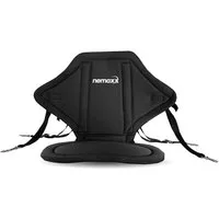 NEMAXX SUP-Rückenlehne Komfort-Sitz für SUP, Kajak & Kanu Weich (mit hoher Rückenlehne, großer Sitzfläche, 4-Punkt-Befestigung), mit Rückentasche, Metallhaken, verstellbaren Gurten & Zubehör