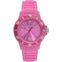 Neo Watch Quarzuhr Damenuhr Herrenuhr unisex pink NICE-1 Armbanduhr Modell N1-016, Mineralglas, Damen Herren Uhr, pinkes Gehäuse, pinkes Armband