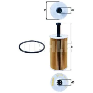 Mahle ?lfilter Citroen Peugeot OX193D