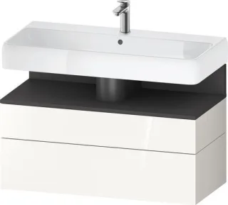 Duravit Qatego Waschtischunterbau wandhängend Weiß Hochglanz 990x470x590 mm - QA4395049220000 QA4395049220000