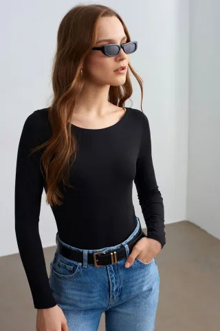Slim Fit Bootshirt-Bodysuit